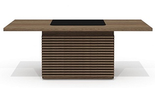 Стол руководителя с декор. траверсом