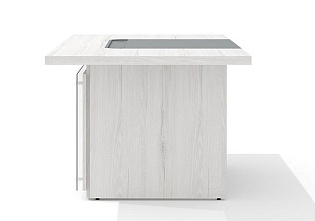 Стол руководителя с декор. траверсом