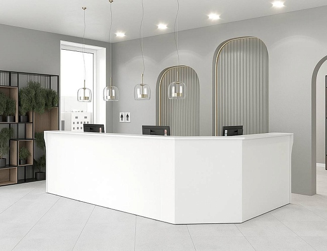 фото ресепшн Комфорт Белый №4