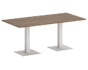 Стол для переговоров прямоугольный на металлических опорах Стол для переговоров прямоугольный на металлических опорах