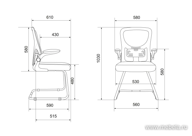 кресло MC-109/Black