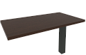 Брифинг для прямолинейного стола (антрацит опора)