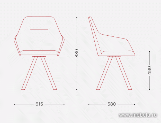 стул Ортон Луч