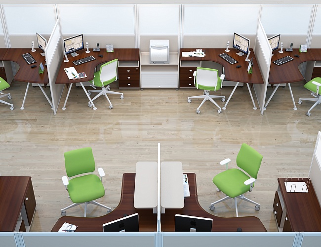 фото мебель для персонала Гамма Люкс №5