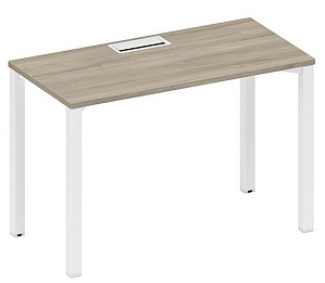 Стол письменный на металлокаркасе, столешница с заглушкой