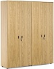 Офисный шкаф с гардеробом (4 двери)