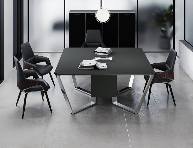 фото столы Steel Meet Chrome №2