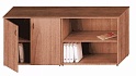 Офисный шкаф низкий двойной комбинированный