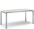 Стол на металлокаркасе письменный прямой