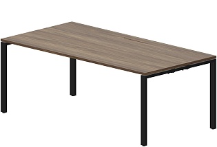 Стол письменный (меламиновый аутлет) на П-образном металлокаркасе Strike