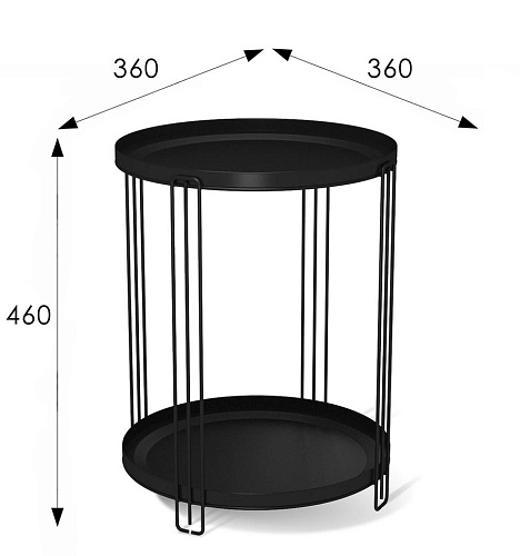 фото Столик Sht-ct31 Black №5