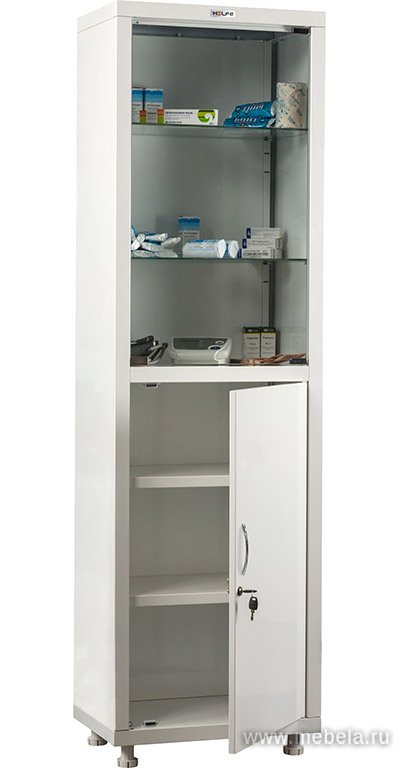 Шкаф медицинский HILFE МД 1 1650/SG Шкаф медицинский HILFE МД 1 1650/SG