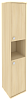 Офисный шкаф высокий узкий полузакрытый(Л/Пр)