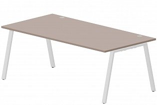 Стол рабочий на металлокаркасе (А-опоры / 2 громмета)