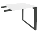 Брифинг-приставка к столу Onix на О-образном металлокаркасе