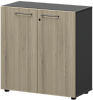 Офисный шкаф низкий закрытый