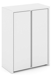 Офисный шкаф средний широкий (2 средних фасада ЛДСП)