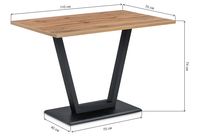 фото Обеденный стол Мичиган Лофт №5