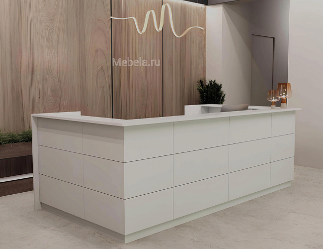 фото ресепшн Steel White