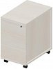 Тумба мобильная узкая (3 ящика, стандартные колёсные опоры, без ручек)