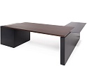 Стол руководителя с приставкой  и тумбой (левый)