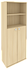 Офисный шкаф для документов высокий полузакрытый