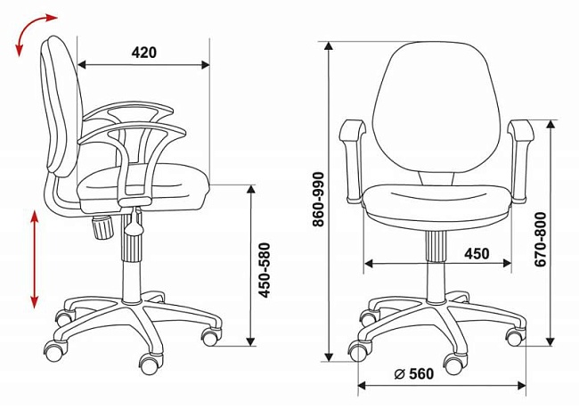 фото кресло CH-725AXSN №5