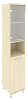 Офисный шкаф высокий узкий со стеклом (левый/правый)