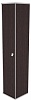 Офисный шкаф высокий узкий закрытый