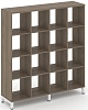 Каркас стеллажа 4 яруса (без вставок и задних стенок) Каркас стеллажа 4 яруса (без вставок и задних стенок)