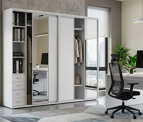 Шкафы-Купе Maris White