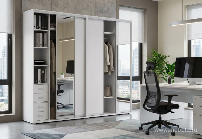 Шкафы-Купе Maris White