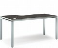 Стол на металлокаркасе письменный эргономичный (правый)