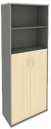 Офисный шкаф полуоткрытый
