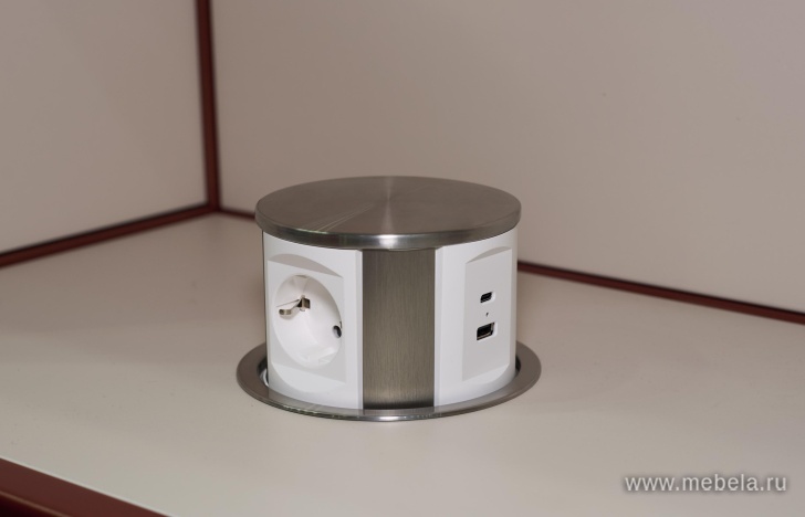 Розетка круглая G10703N-2AC