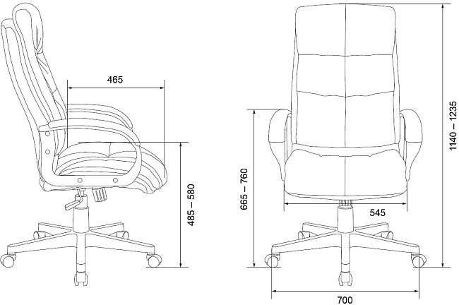 фото кресло CH-824B №5