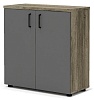 Офисный шкаф для документов низкий закрытый