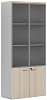 Офисный шкаф комбинированный алюм.