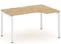 Стол рабочий эргономичный на П-образных опорах 40х40 (Левый/Правый)