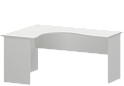Письменный стол криволинейный, левый