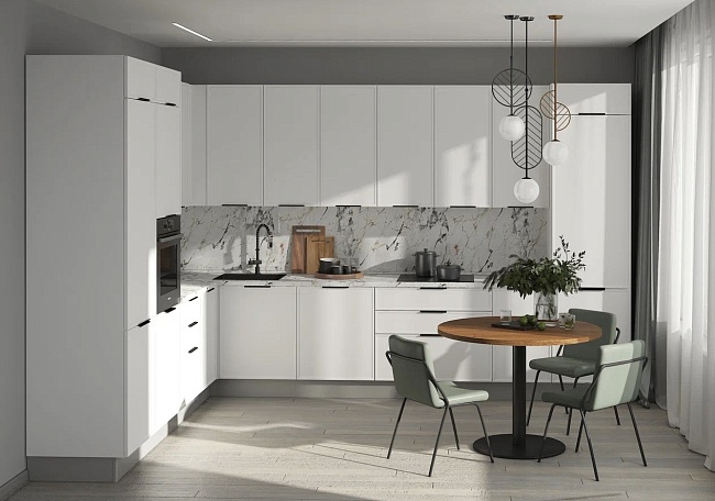 фото Кухня Бьянко МДФ