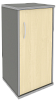 Офисный шкаф узкий низкий закрытый, Л/Пр.