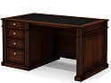 Стол руководителя однотумбовый, без центрального лотка (левый)