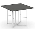 Стол переговорный квадратный, на металлокаркасе