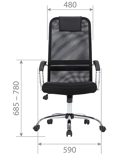 фото кресло CH-612 Chrome №4