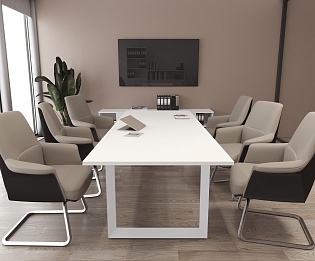 фото столы Onix Metal-O White  №3