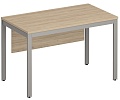 Стол письменный на металлокаркасе с экраном ДСП