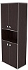 Офисный шкаф для документов высокий полузакрытый