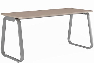 Стол на металлокаркасе прямой (углы скругленные)