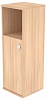 Офисный шкаф узкий средний полузакрытый